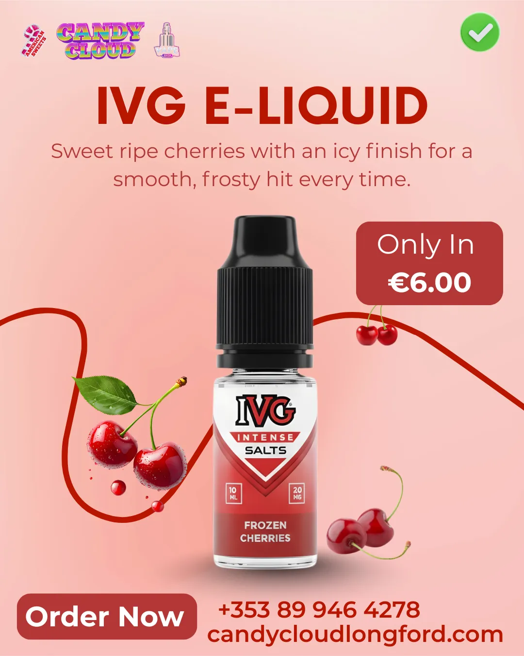 Cherries candy design