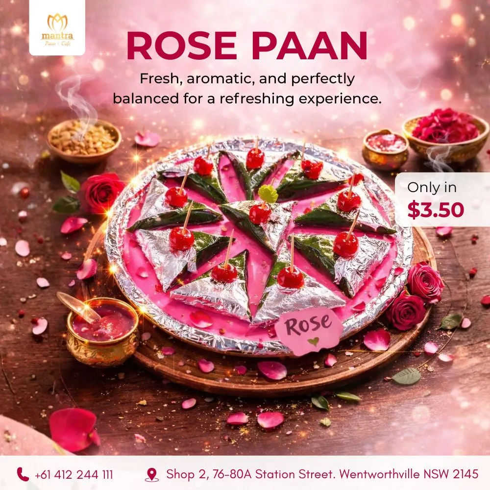 Mantra Paan Cafe brand showcase