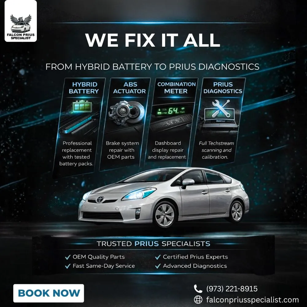 Falcon Prius Specialist brand showcase