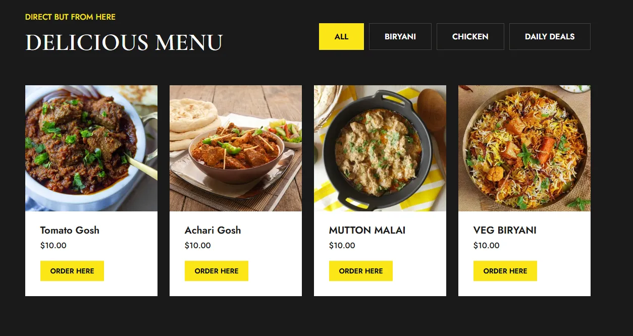 Homepage Screenshot 2