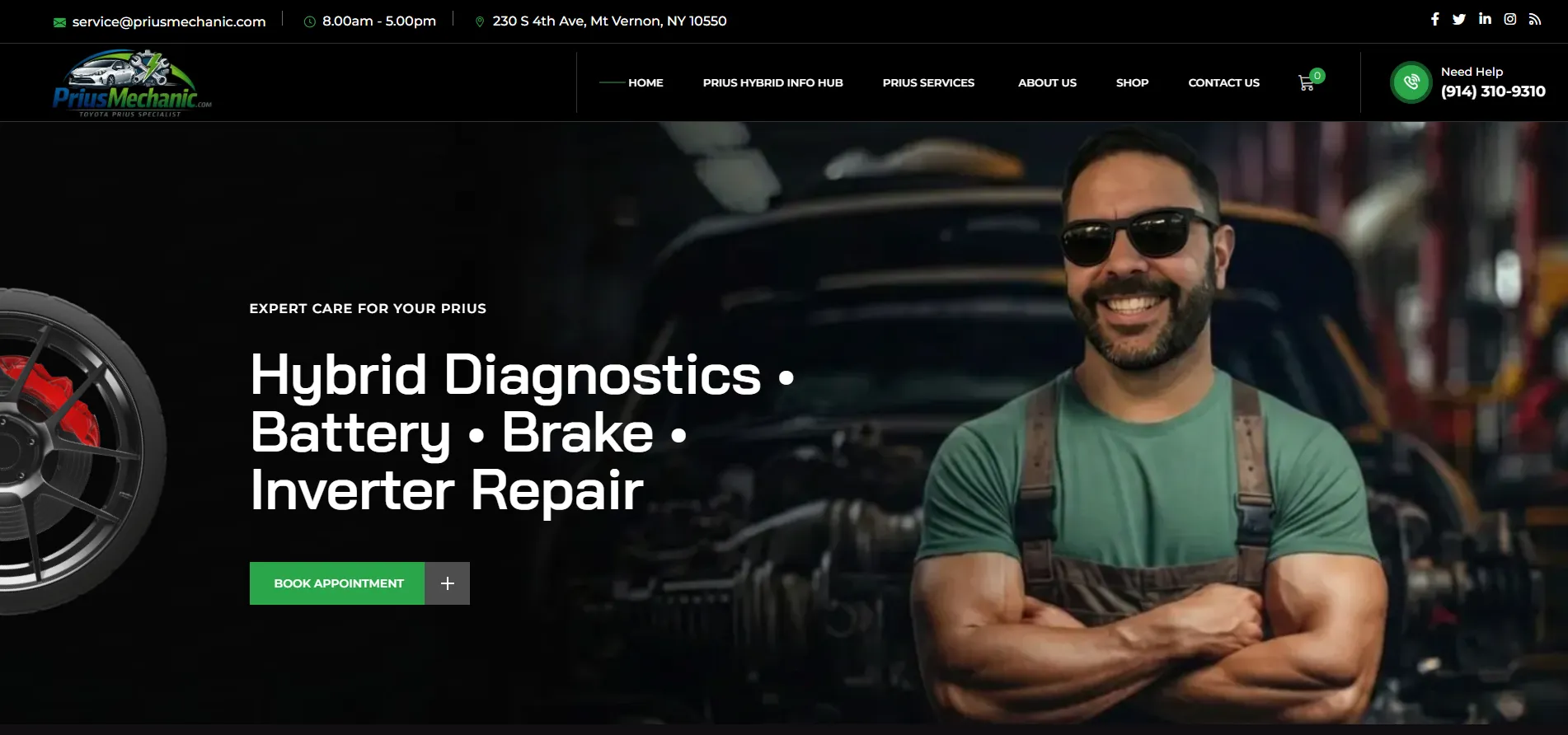 Homepage Screenshot