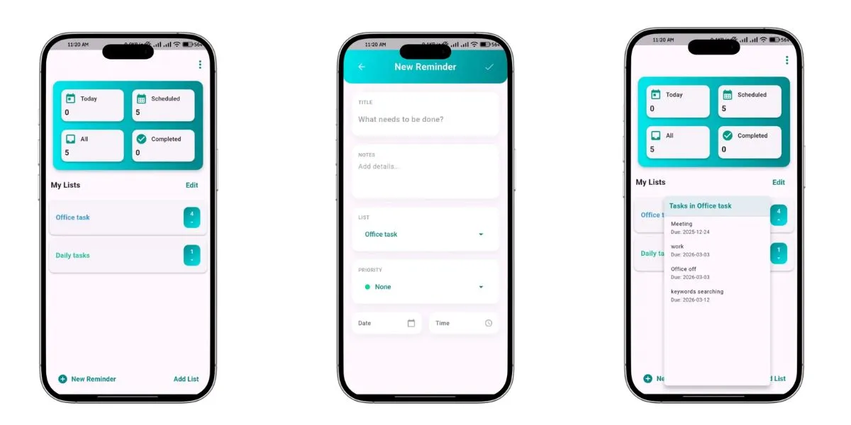 Main app interface showcase - homepage screenshot