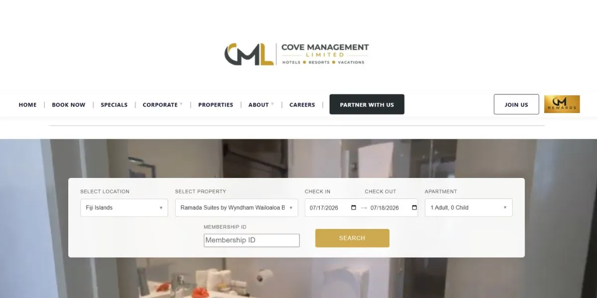 CML Website - Property Portfolio and Branding Showcase