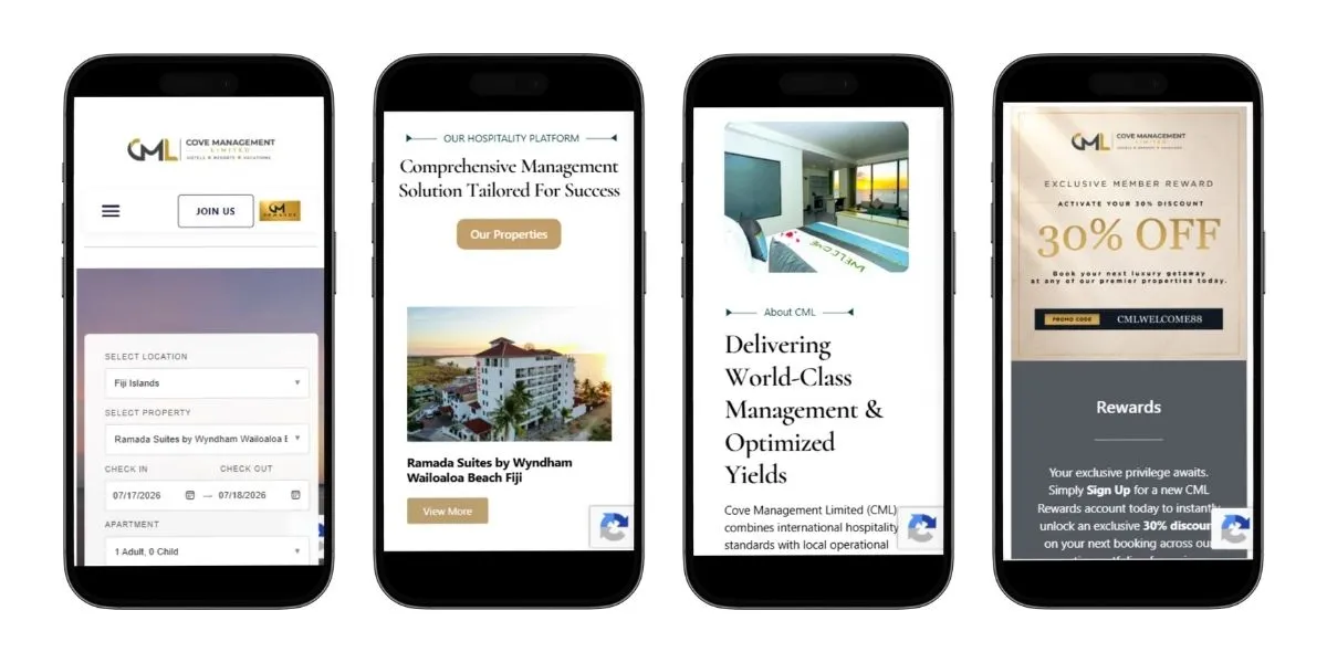 CML Website - Modern Design and User Experience