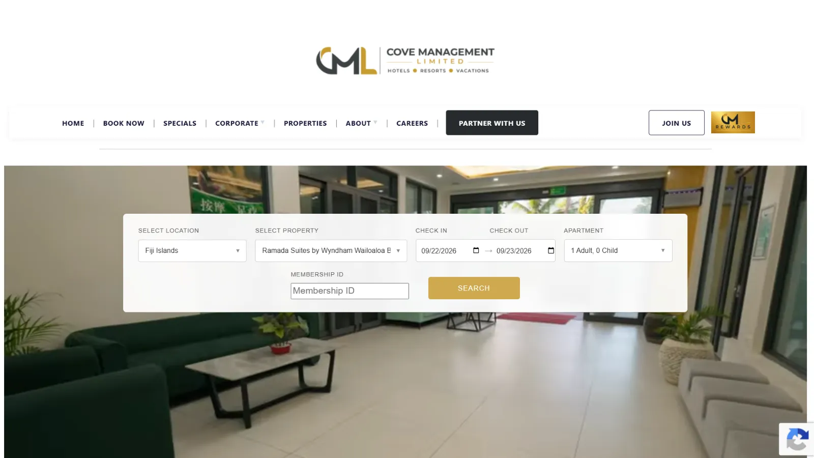 CML Fiji communications and booking website built with WordPress and Elementor
